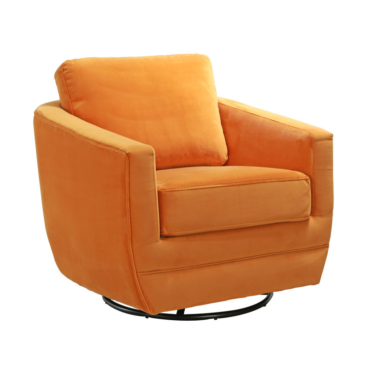 Gogh Upholstered Swivel Glider & Reviews AllModern